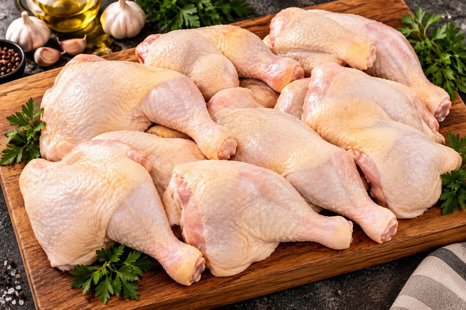 10 libras de pierna pernil fresca